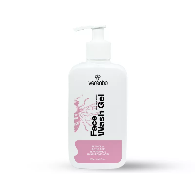 ژل شستوشوی صورت وارنبو – مخصوص پوستهای خشک و حساس